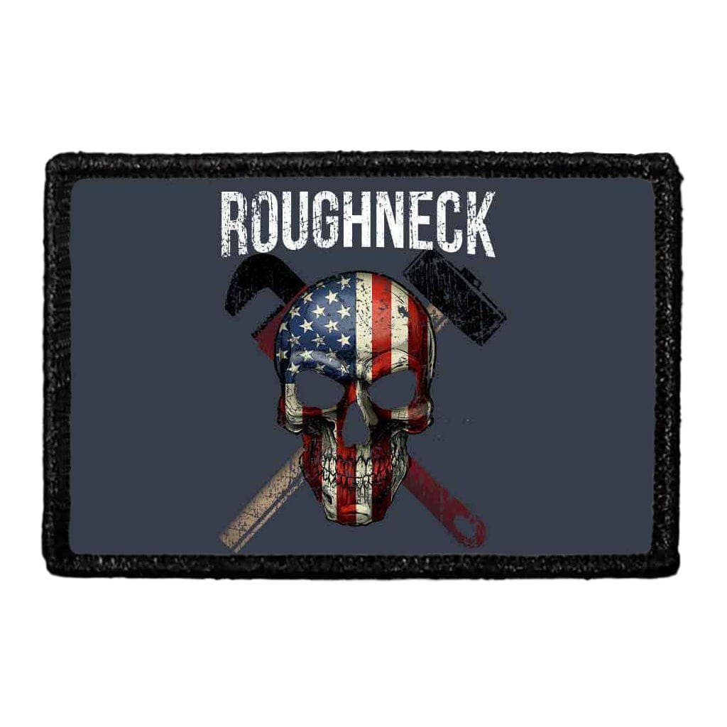 Pull Patch – wholesale Patch – Roughneck - US Skull - Removable Patch0