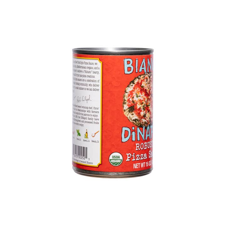 Bianco Dinapoli - Wholesale Sauce - Organic Robusto Pizza Sauce