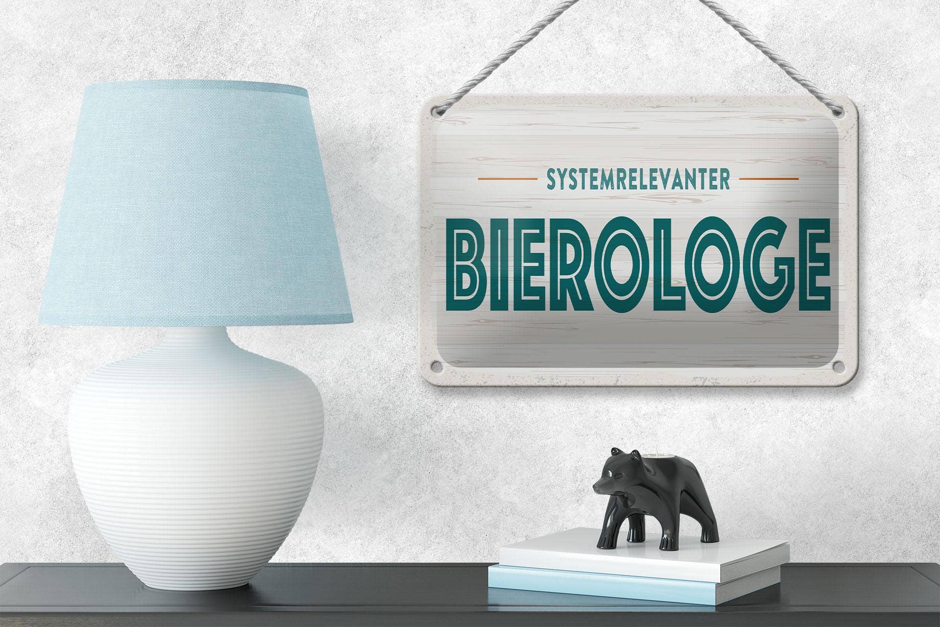 Femer - Wholesale Sign - Alcohol metal sign 18x12 cm system-relevant Bierologist decorative sign3