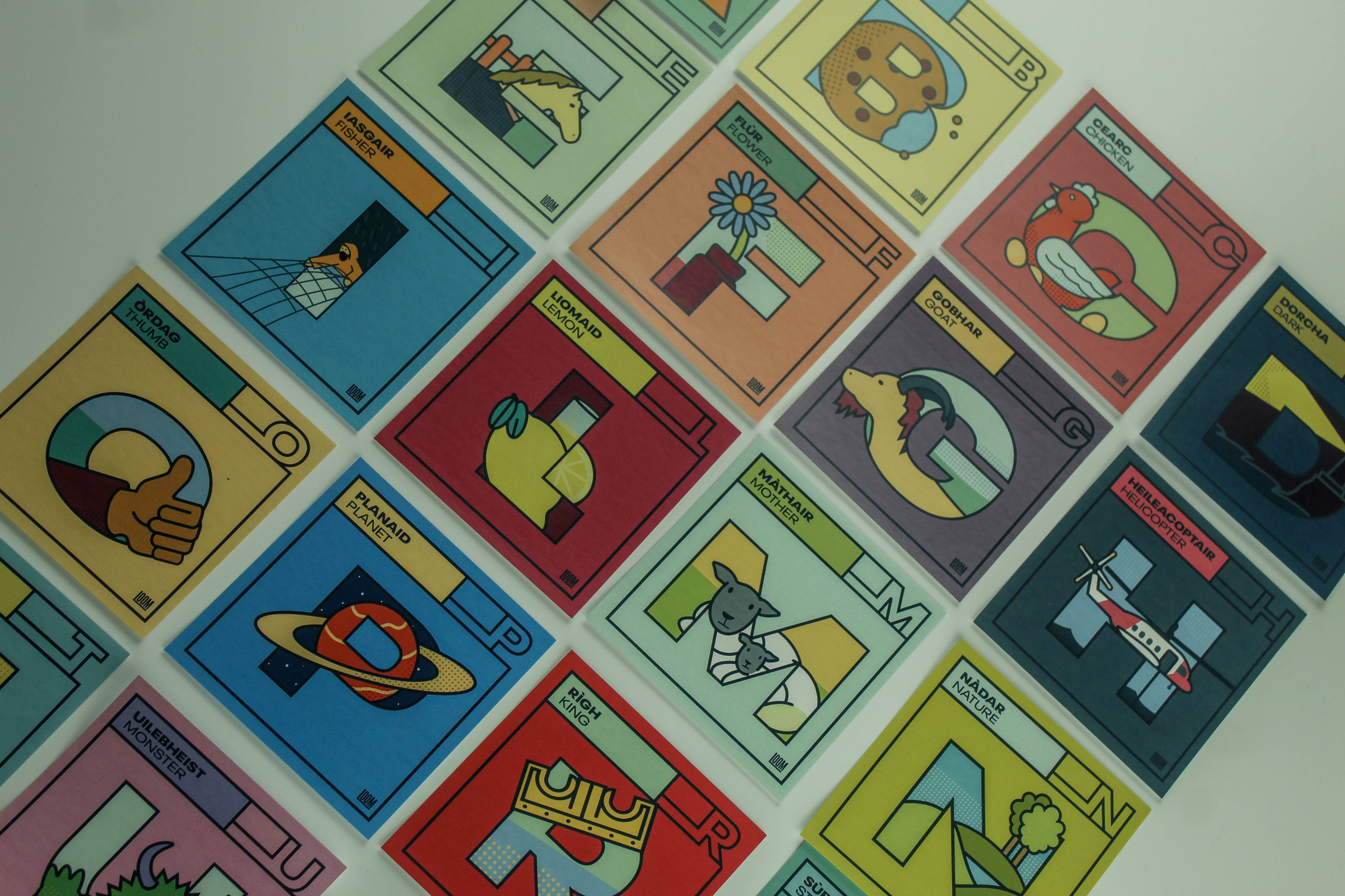 LOOM – wholesale Sticker – LM54 -Gaidhlig Alphabet Stickers4