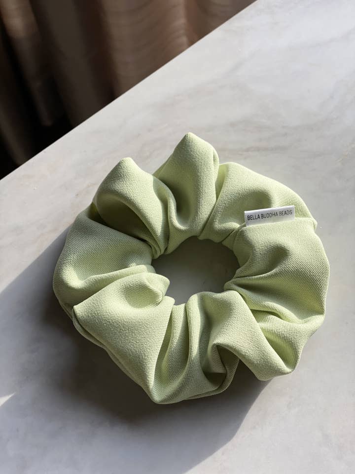 Pistache Gelato Scrunchie voor wholesale door BELLA BUDDHA BEADS