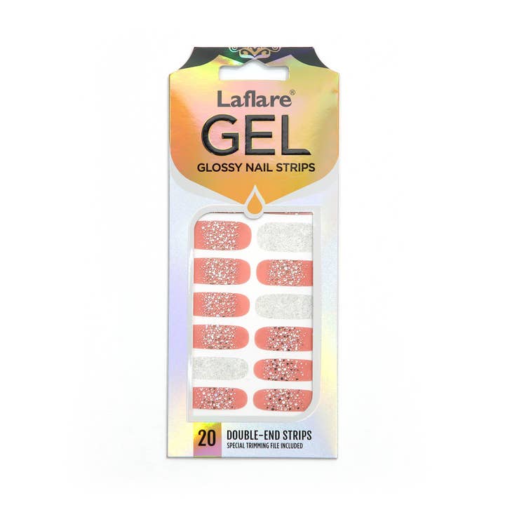 GEL NAIL STRIPS - 45586 Pink Light for wholesale by Laflare