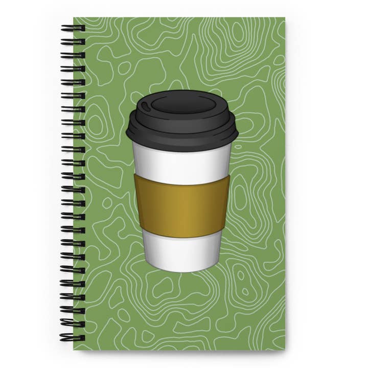 Cahier à spirale Coffee Cup pour la vente par emilyckohl