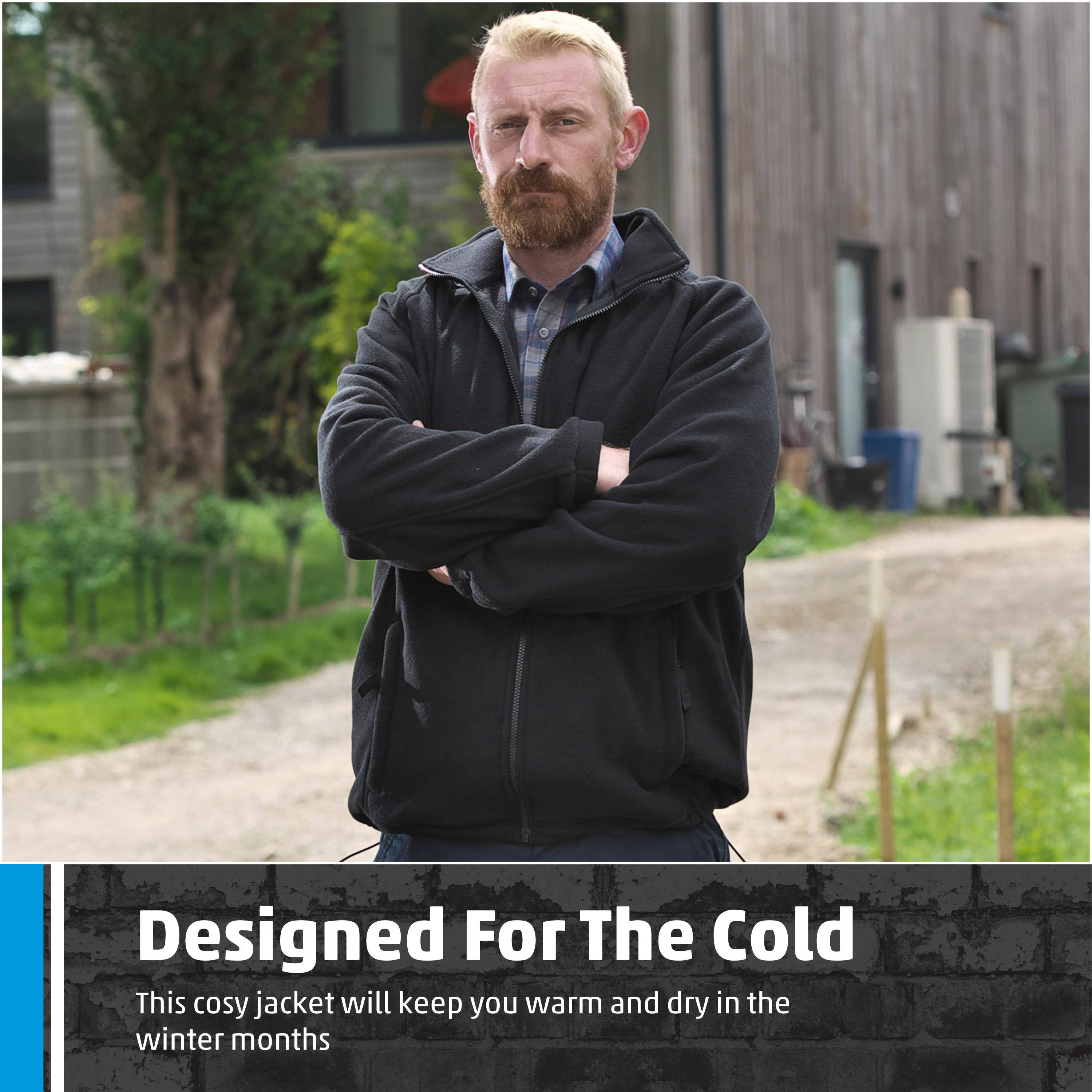 TuffStuff Workwear – wholesale Fleece – Men′s – Fort Melrose Jacket, Fleece Jacket Full Zip, 100% Polyester6