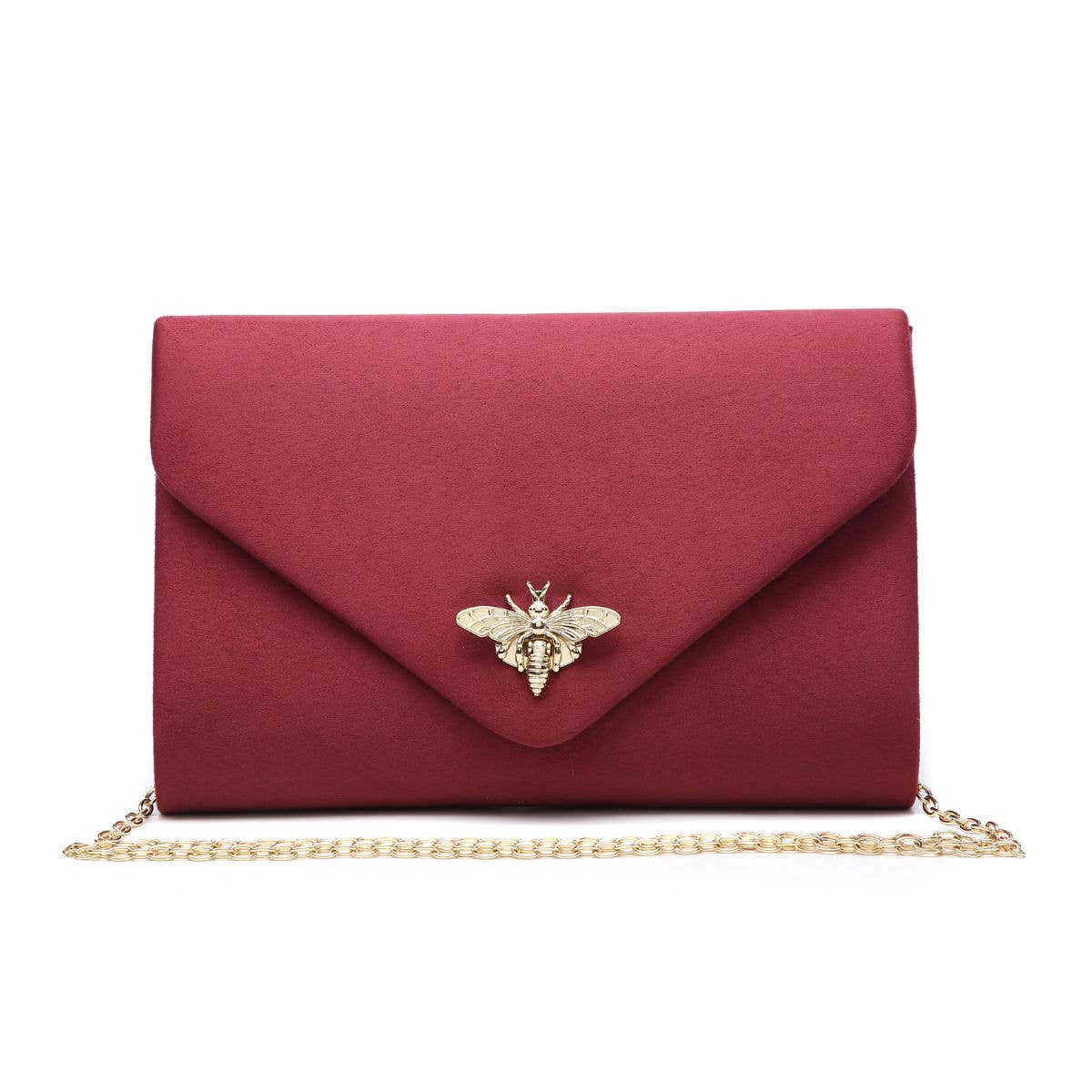 Papaya Fashion Ltd – Engroshandel Clutch - Dame – Y256 ruskind clutch med bi-formet lås8