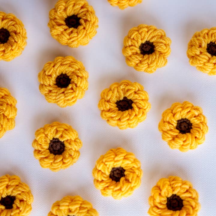 Sunflower Appliques for wholesale by Hemsin Atelier