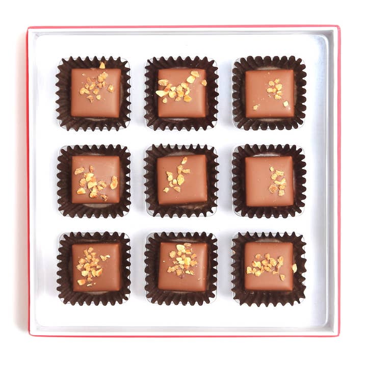 Zoe's Chocolate Co – Engroshandel Chokoladeæsk – Hasselnød Kollektion