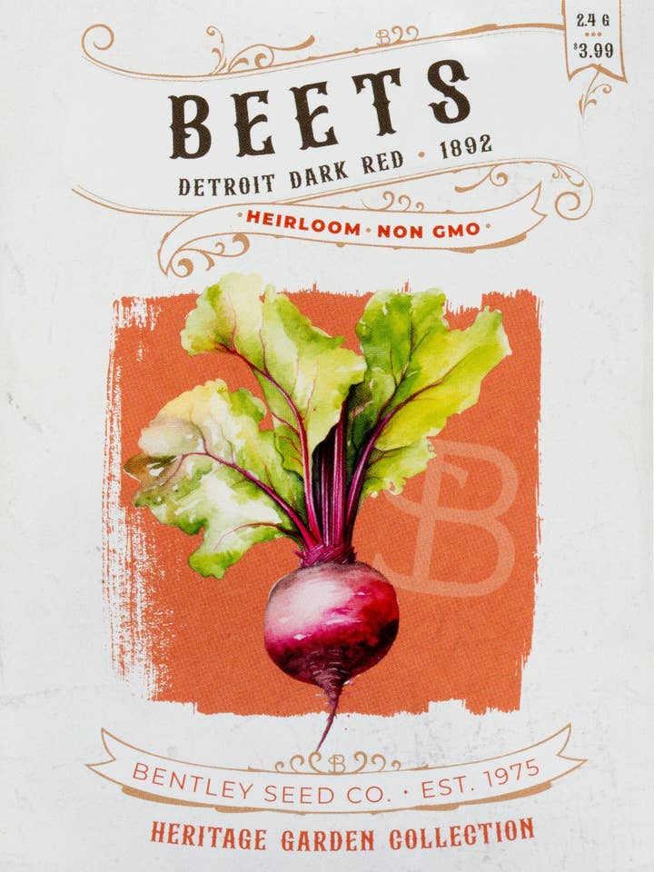 Beets-Detroit Dark Red 1892 for wholesale by Bentley Seed Co.
