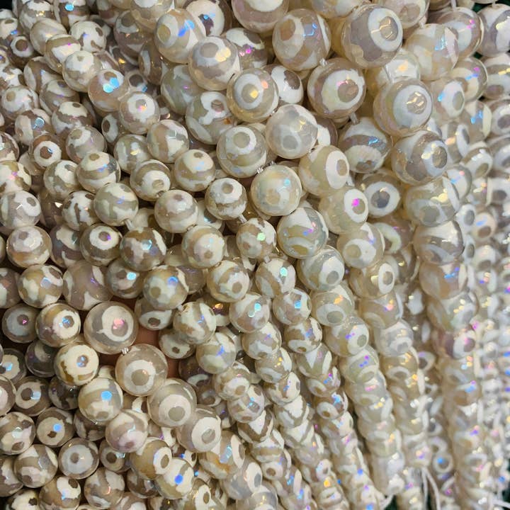 Evil Eye Round Glass Beads, Tibetan Agate Eye Beads, Boho Be and other Purchase Wholesale tibetan products. Free Returns & Net 60 Terms on Faire trending on Faire.