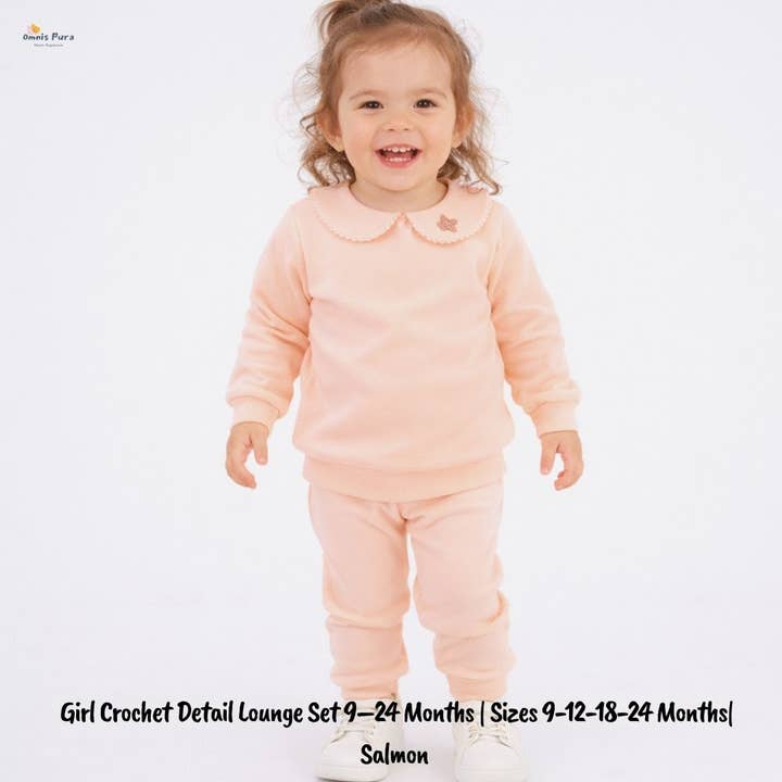 Bebisflicka Virkad Detalj Loungeset 9–24 Månader för wholesale av Omnis Pura