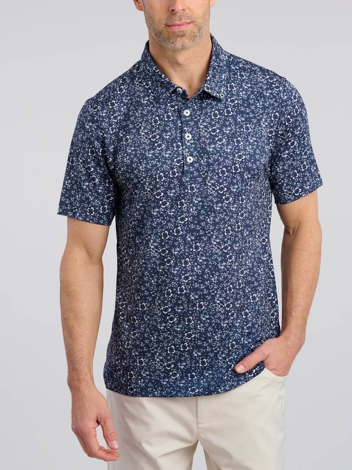 Abstract Arrangement Men's Polo for wholesale by William Murray Golf