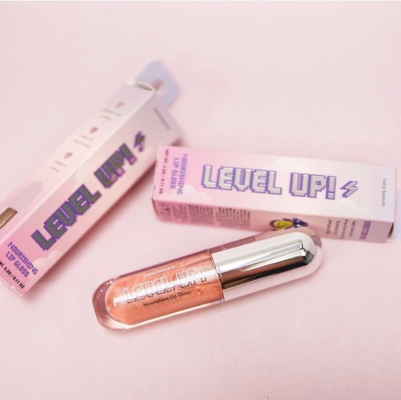 Kara Beauty - Venta al por mayor Brillos de labios - LEVEL UP! Brillo de Labios Nutritivo - Set para Exhibir5