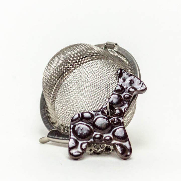 White Squirrel Clayworks - Wholesale Tea Strainer/Infuser - Ceramic Giraffe Charm Tea Ball Infuser/Steeper - Handmade