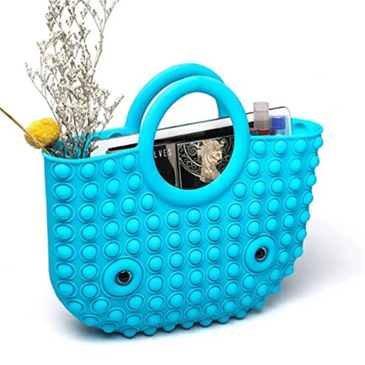 JSBlueRidge Toys - Venta al por mayor Bolsa de asa- Mujer - Bolsas de mano Pop It Fidget de uso múltiple para mujeres - Surtido al por mayor