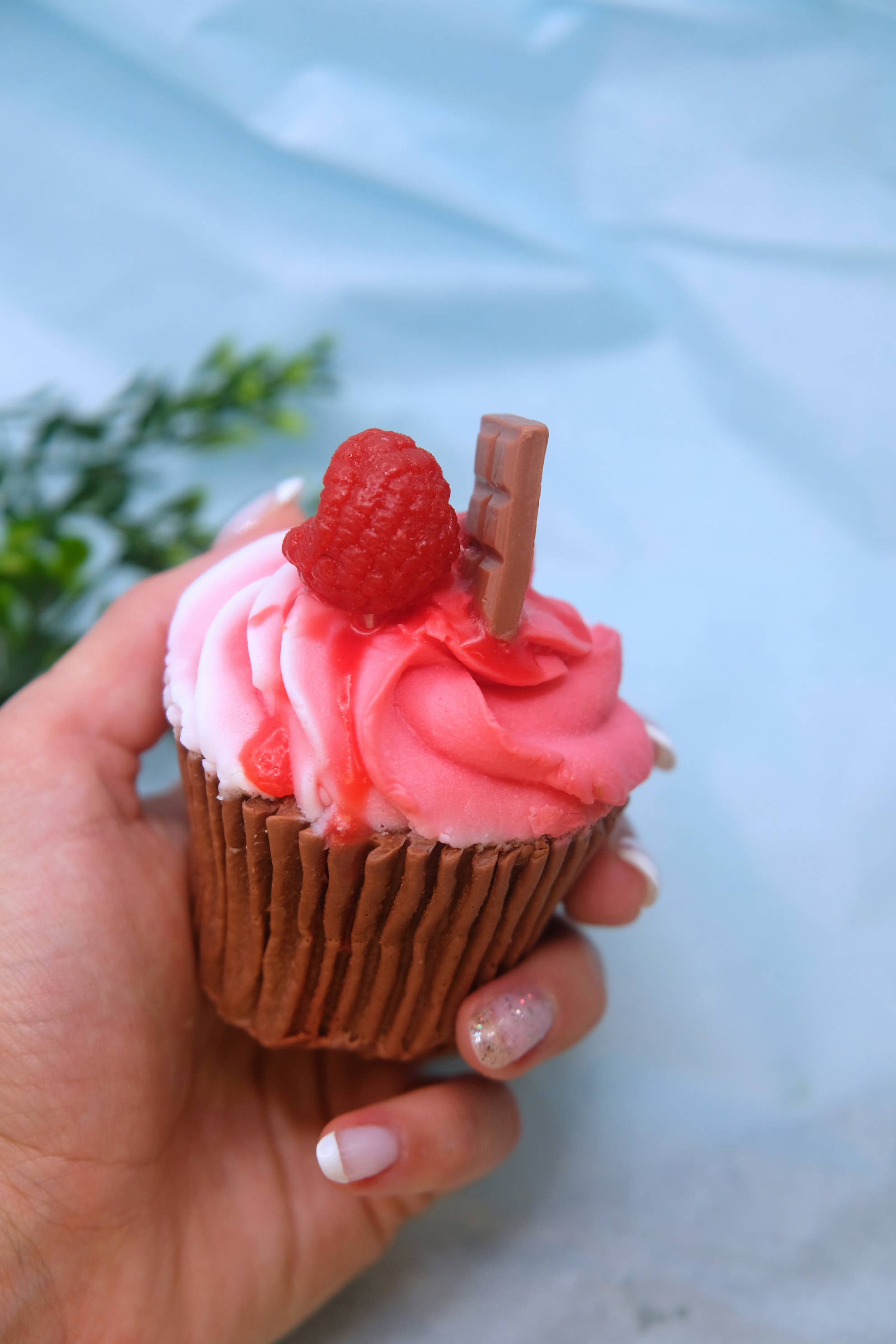 Soapy Trendy - Wholesale Bar Soap - Raspberry Chocolate Cupcake Soap1