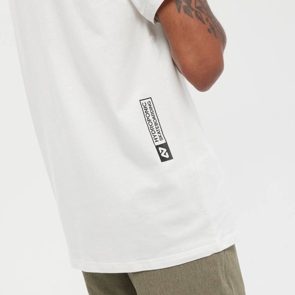 Hydroponic - Wholesale Screen Printed T-Shirt - Men's - HY World SS 01-White2