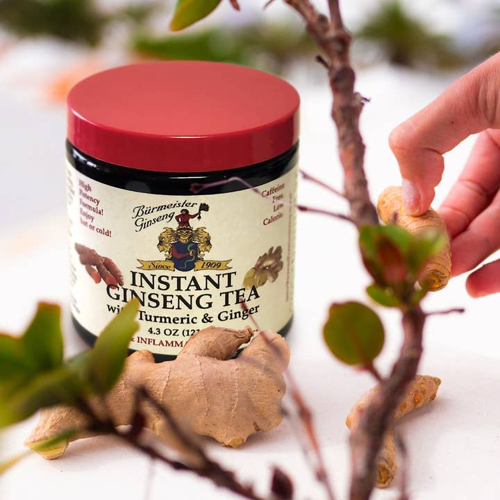 Burmeister Ginseng - Wholesale Health/Detox Tea - Instant Ginseng Tea with Organic Turmeric and Ginger2
