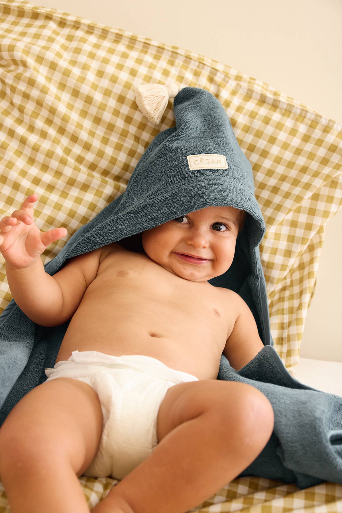 Petit Picotin - Venta al por mayor Toallas con capucha - Niños y bebés - Gabin la capa de baño11