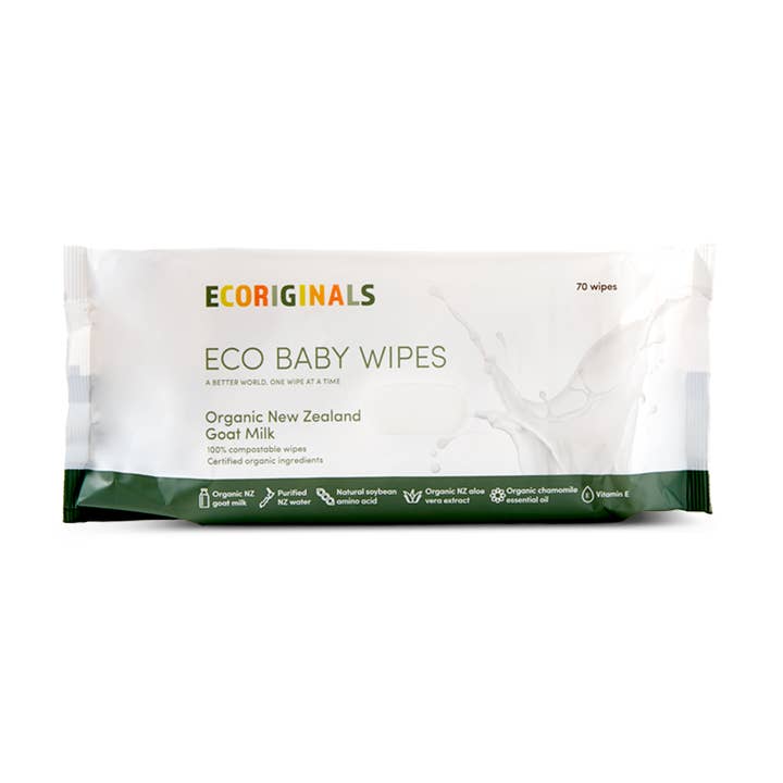 Ecoriginals - Wholesale Face & body wipes – Baby - 12 Packs Ecoriginals Biodegradable Bamboo Eco Luxury Wipes9