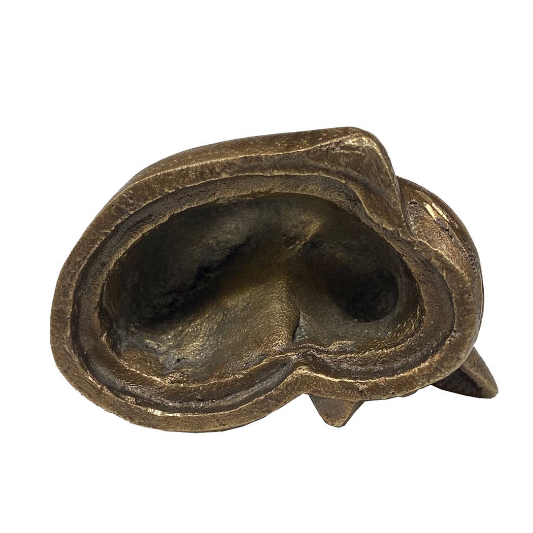 Madison Bay Co. - Historical Home Decor Reproductions - Wholesale Decorative Tabletop Object - Antiqued Brass Sleeping Fox Tabletop Decor - 2-1/2"4