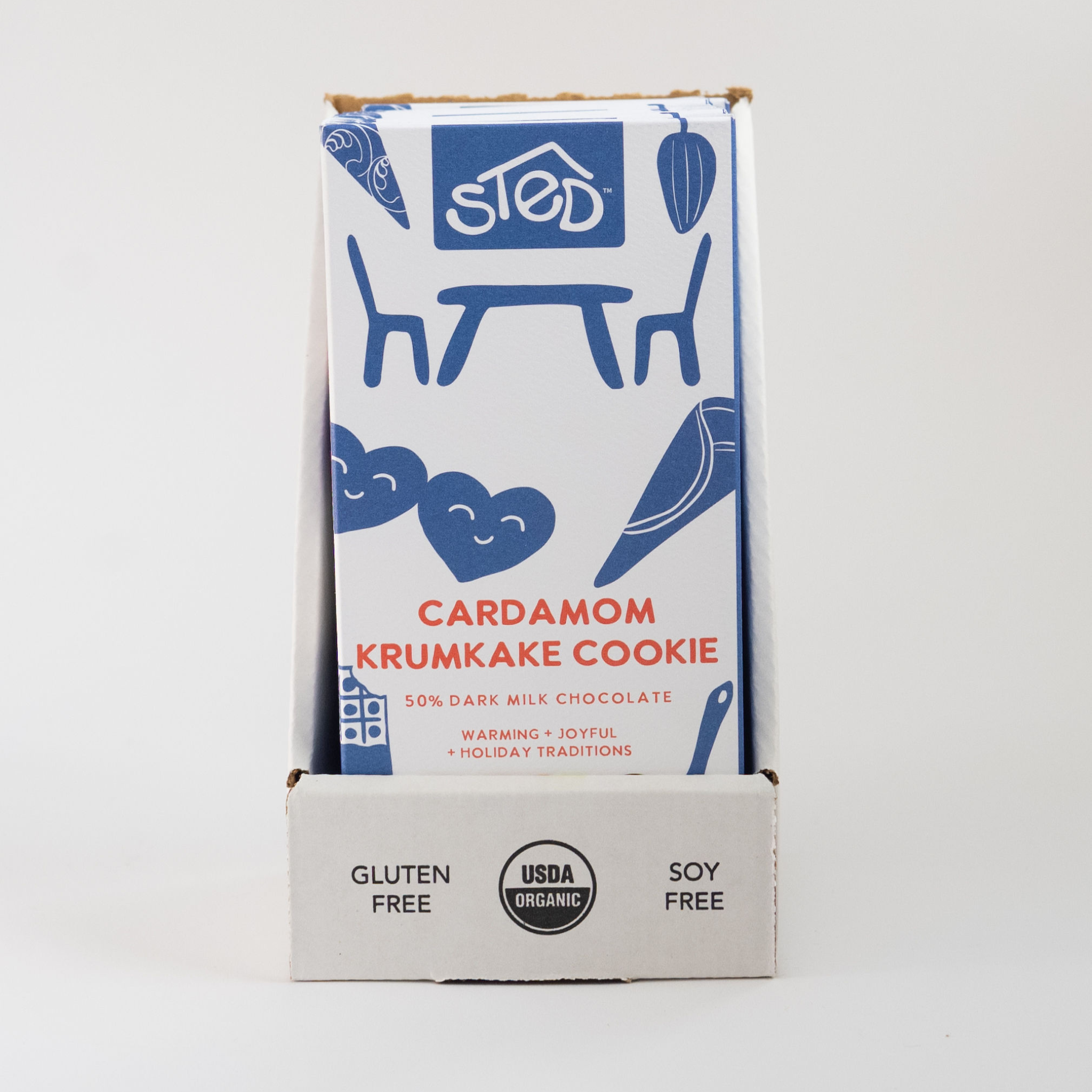 Sted Foods – Großhandel Schokoriegel – Kardamom-Krumkake-Plätzchen3