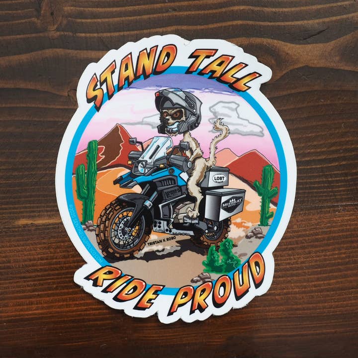 Sentinel Supply - Wholesale Sticker - Meerkat Moto Desert Art Stickers for ADV Motorcycles4