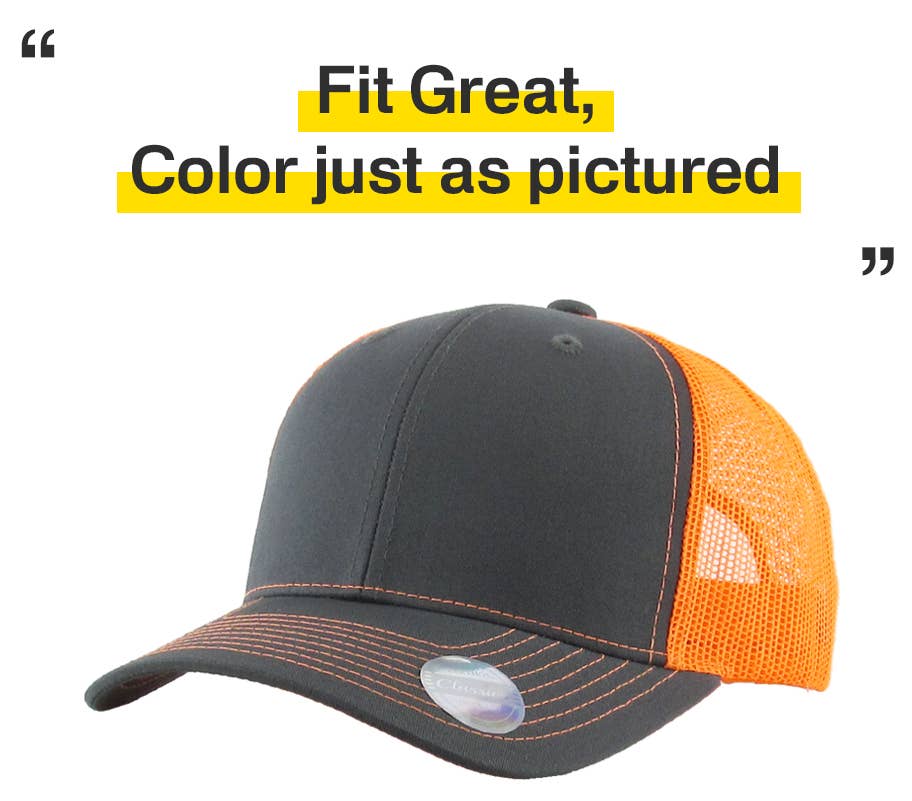 KBETHOS - Wholesale Trucker Hat - Unisex - CLASSIC 6 PANEL MESH BACK114