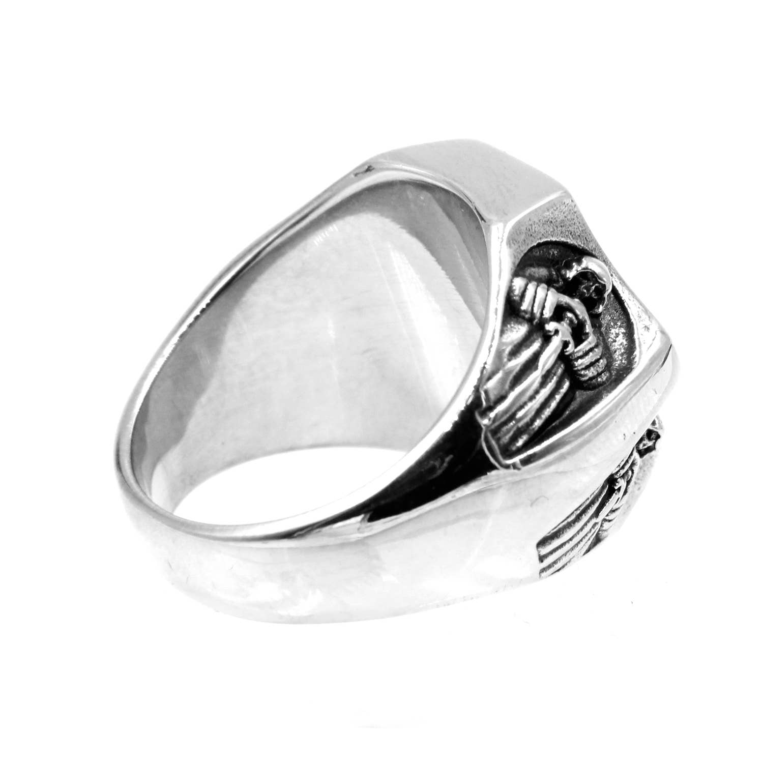Awaken - Wholesale Signet Ring - Medieval Shield Ring-A-5822