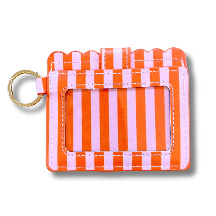 Elle Nicole - Wholesale Wallet - Women's - Wallet - Pink & Orange Stripes1