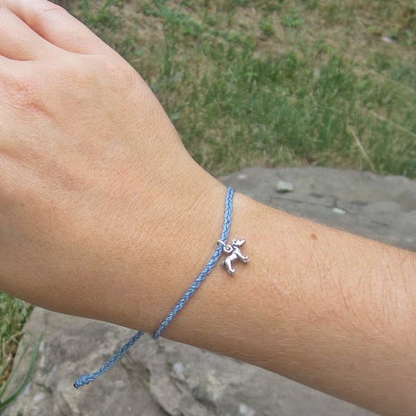 Pit Bull Braided Thread Bracelet for wholesale by Dog Park Publishing