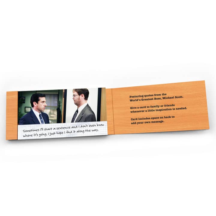 Papersalt - Wholesale Stationery/Notecard Set - The Office Quote Notecards - Michael Scott (Official Merch)
