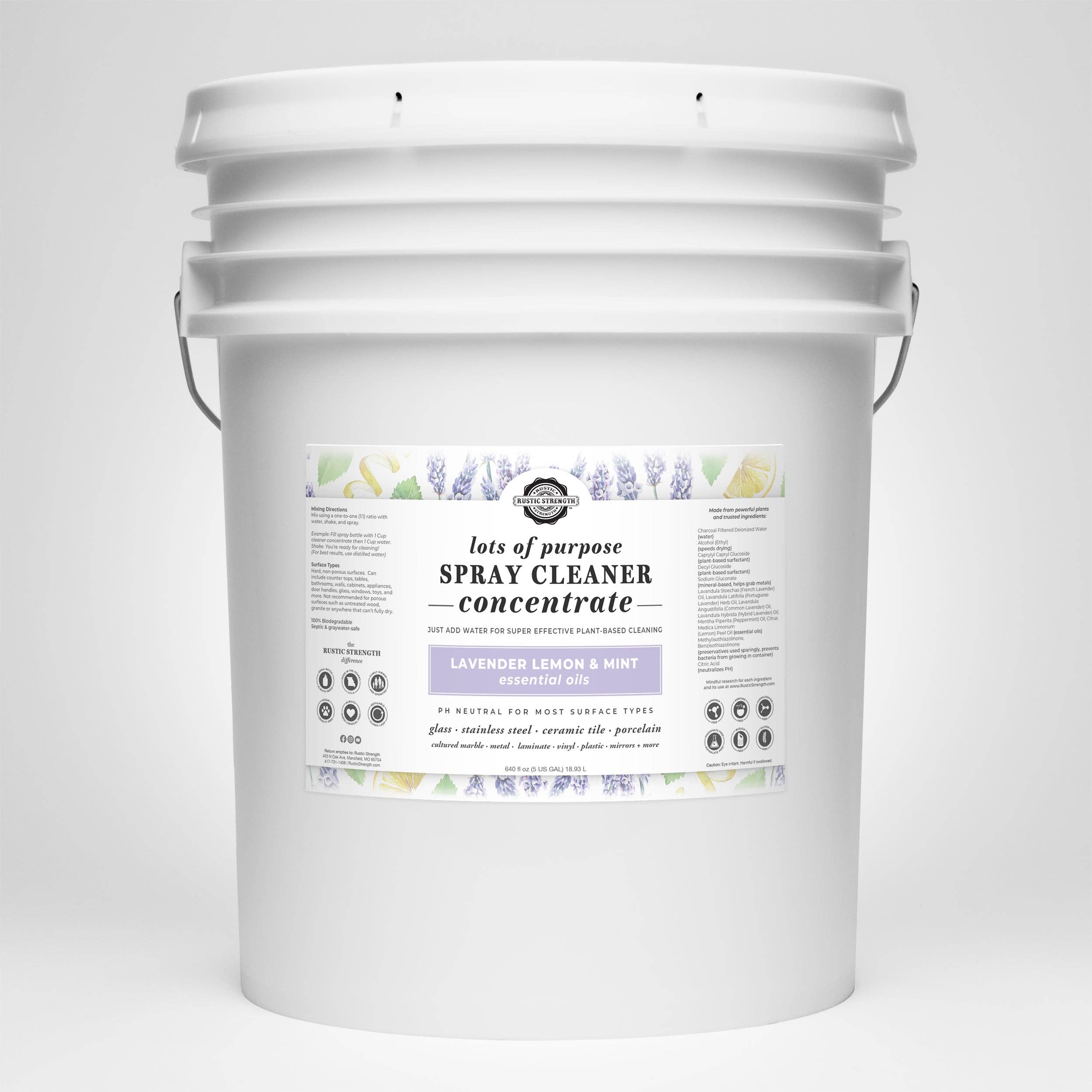 Rustic Strength - Wholesale Multi-Surface Cleaner - Lots of Purpose Spray Cleaner | Concentrate | Unscented & Popular Scents9