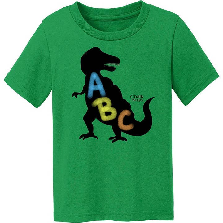 Camiseta TREX para niños pequeños con paquete de 6 tizas para venta al por mayor de Chalk Me Up