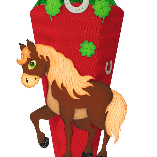 URSUS® / Buntpapierfabrik Ludwig Bähr GmbH & Co. KG - Wholesale DIY Craft Kit - Mini “Horse” school bag craft kit1