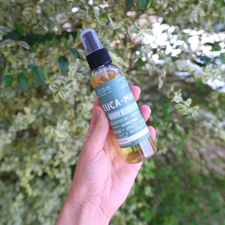 Rinse Bath Body Inc - Wholesale Bath/Body Oil - Body Bliss Oil - Euca Mint1