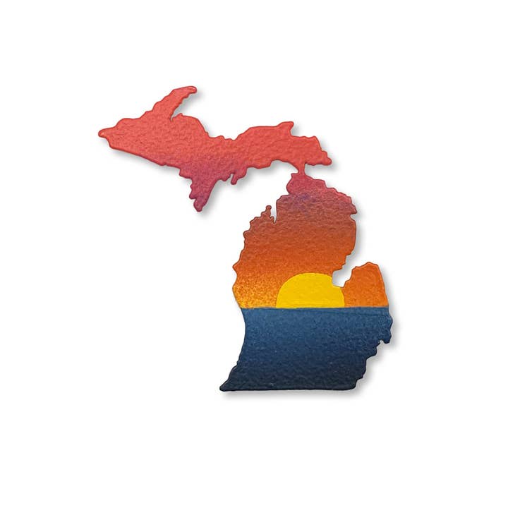 Roeda Studio - Wholesale Magnet - Beach Sunset Michigan Magnet