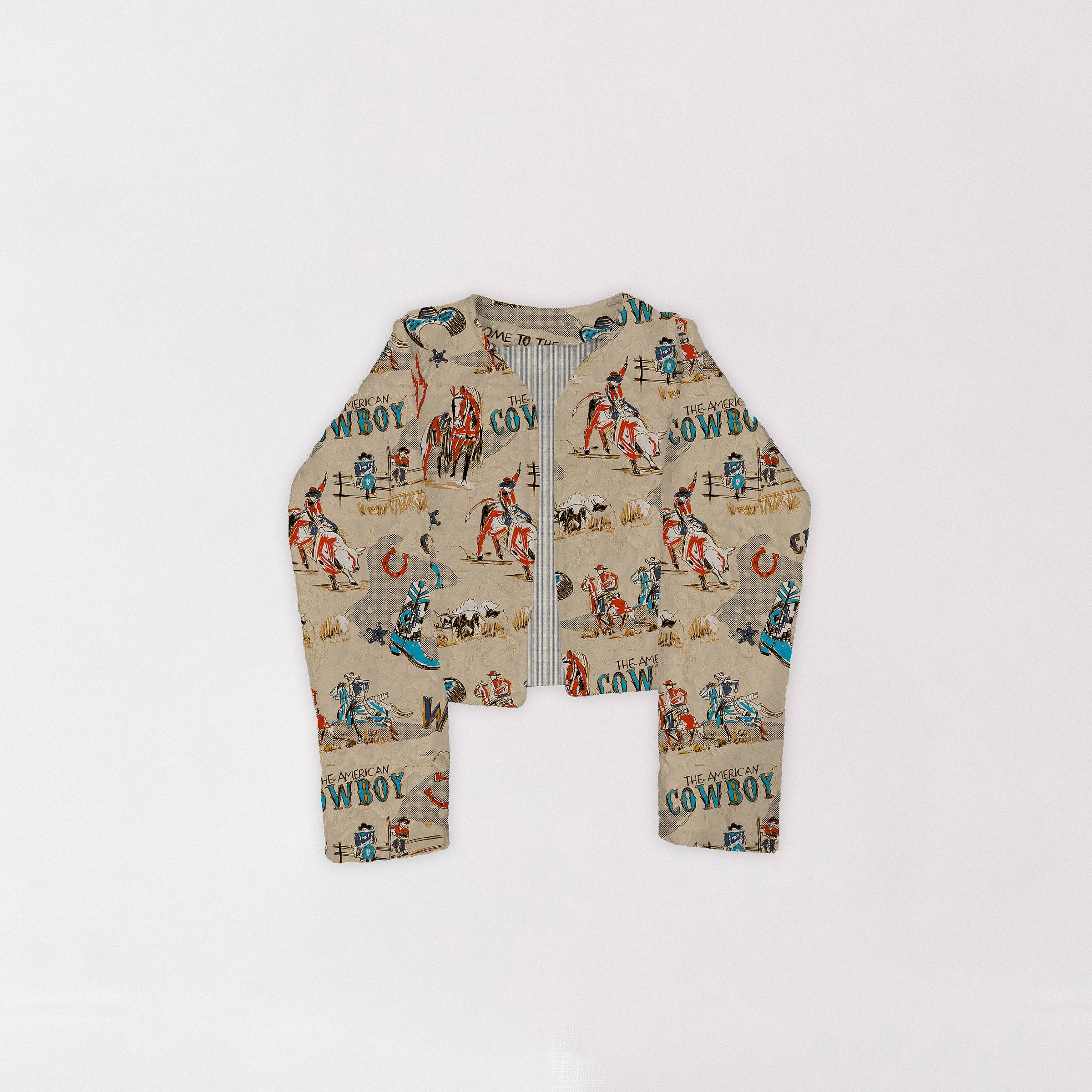 Ida Mae Home – Großhandel Jacke – Damen – Cropped-Jacke „Cattle Drive“ aus Leinen