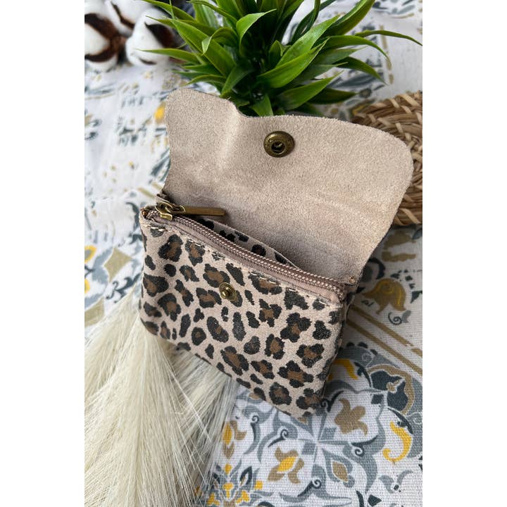 Cherry Paris - Wholesale Wallet - Women's - Small Leather Goods LUCE LEOPARD - 3998C