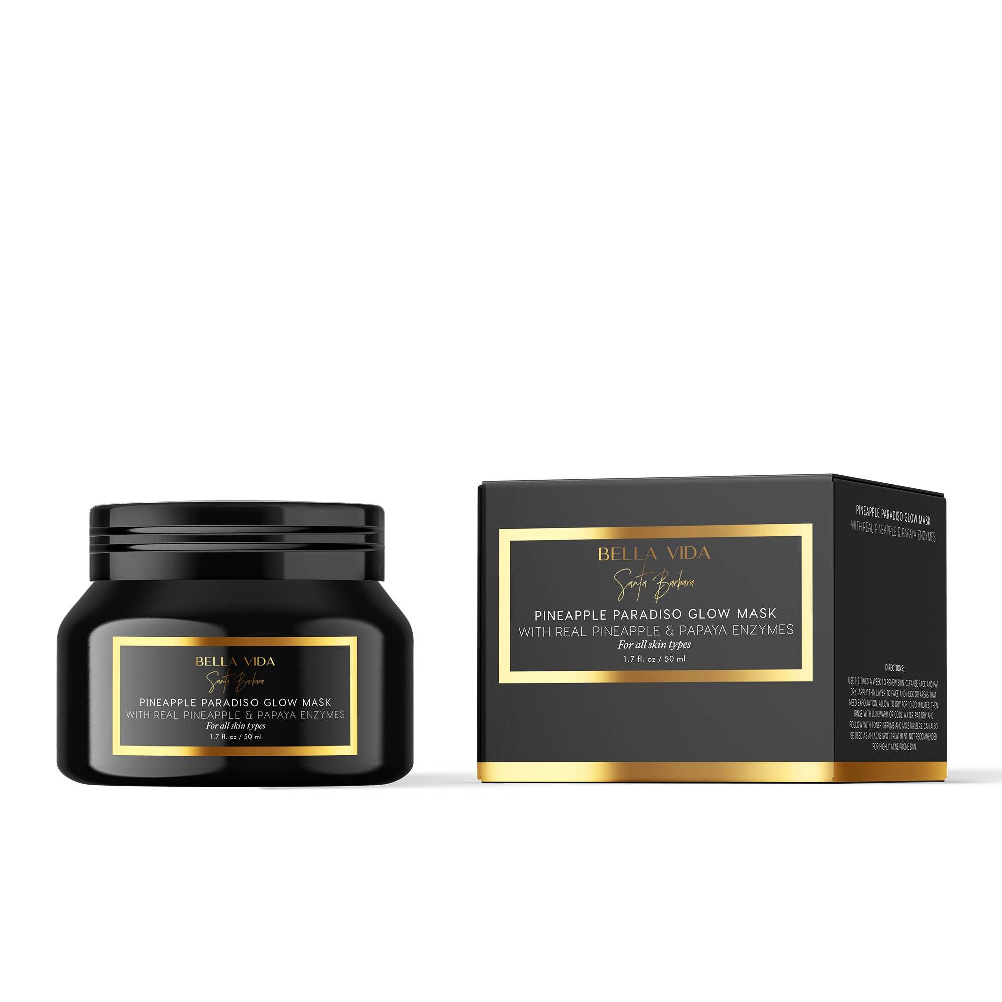 Bella Vida Santa Barbara - Vendita all'ingrosso Maschera viso - Maschera Ananas Paradiso4