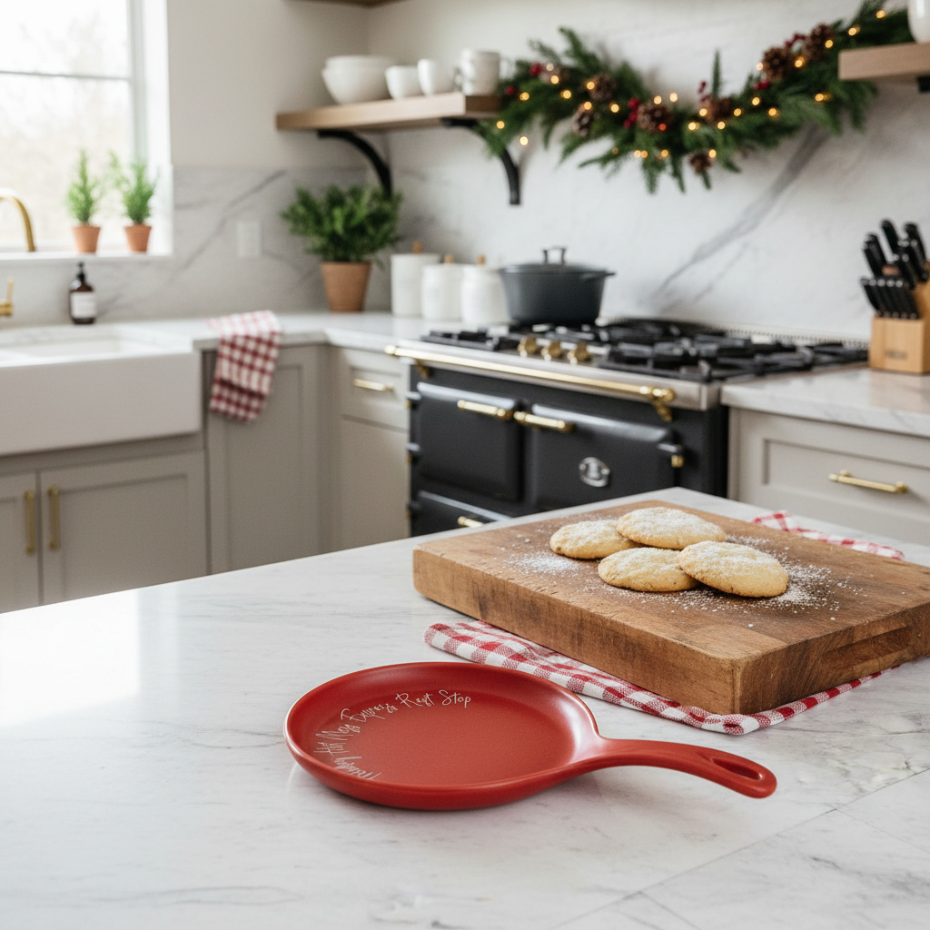 Gia Roma - Wholesale Spoon Rest - Kitchen Christmas 2025 Gifts for cooking or Baking, Ceramic 57