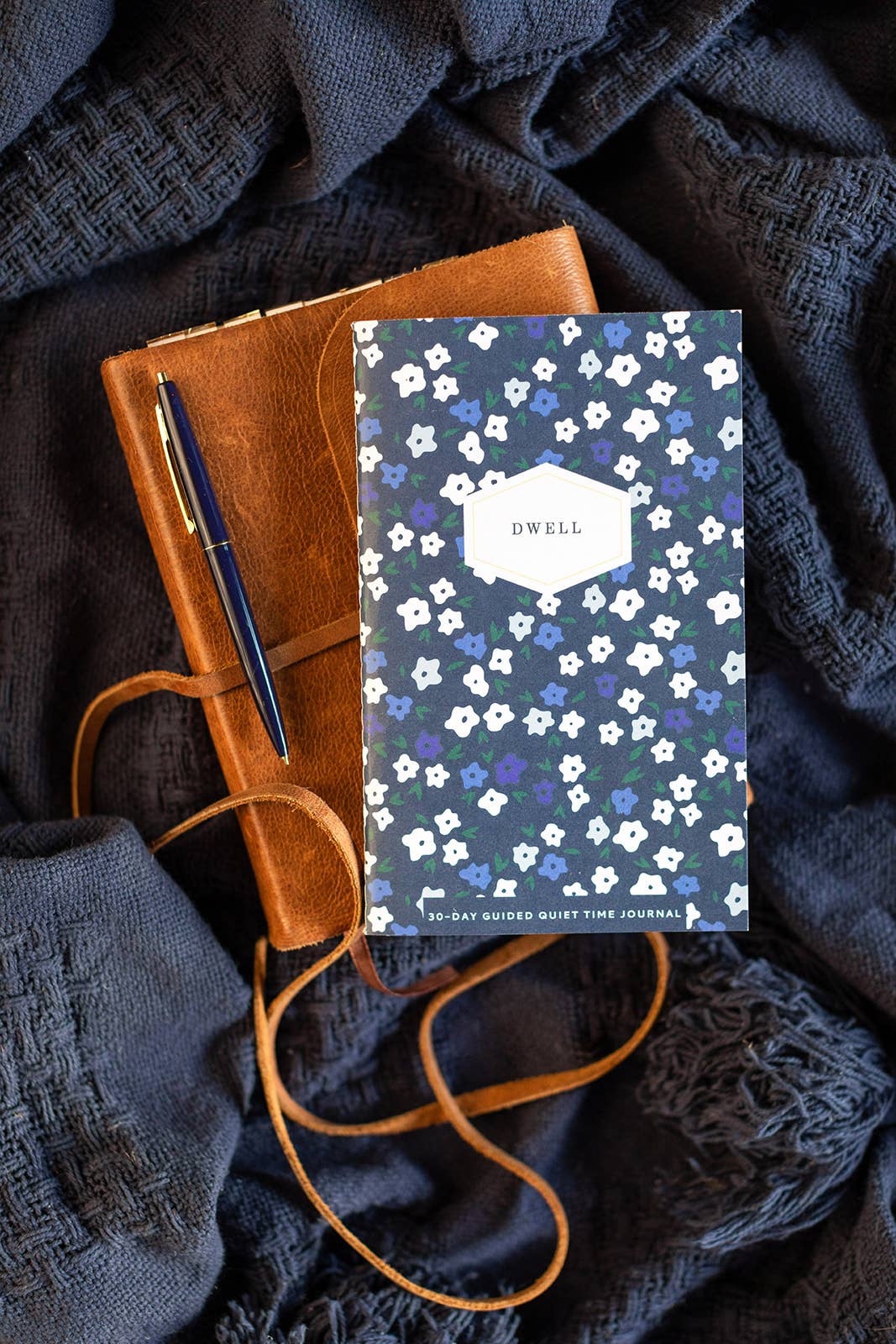 Muscadine Press - Wholesale Journal/Diary - Bible Study Journal (Mini), Calico Blues6