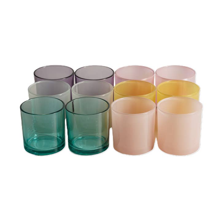 9.5 oz Monticiano Blooming Kit - Candle Making Glass for wholesale by General Wax - Candle Making Supplies