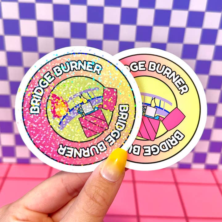 Stickers+ X Ashley Bexar - Wholesale Sticker - Dark Humor Grudges Funny Waterproof Vinyl Sticker0