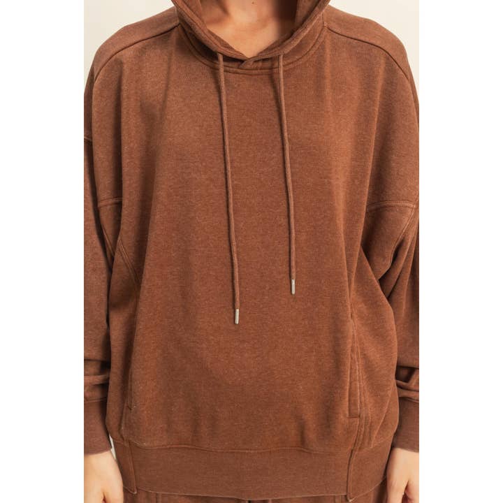 Double Zero - Wholesale Hoodie - Women's - Drop Shoulder Long Sleeve Oversized Hoodie12