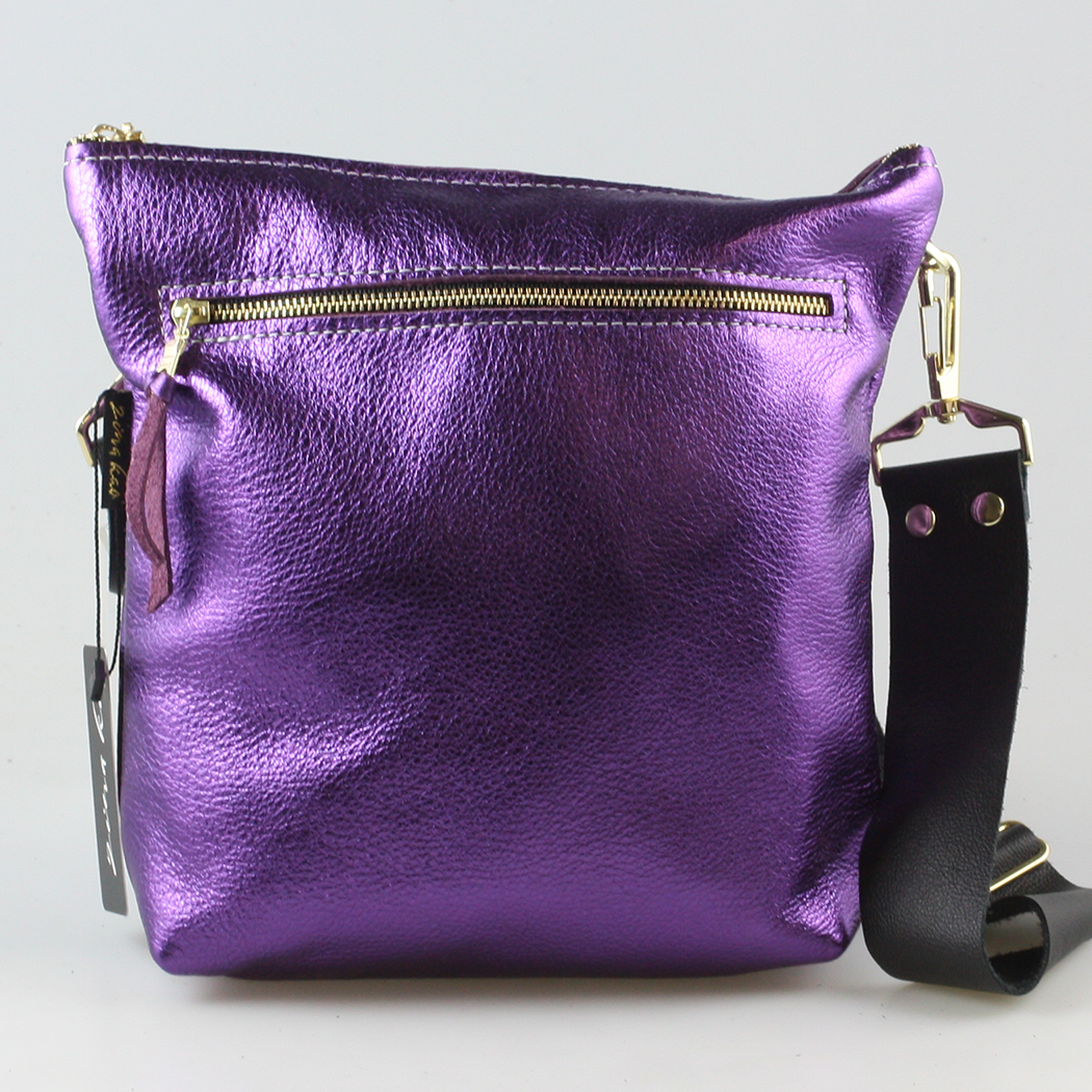 Zina Kao Exclusives - Wholesale Crossbody Bag - Women's - The Metallic Lakeshore Crossbody Bag - 3 sizes!24