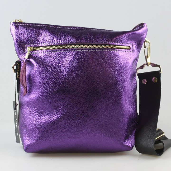 Zina Kao Exclusives - Wholesale Crossbody Bag - Women's - The Metallic Lakeshore Crossbody Bag - 3 sizes!24