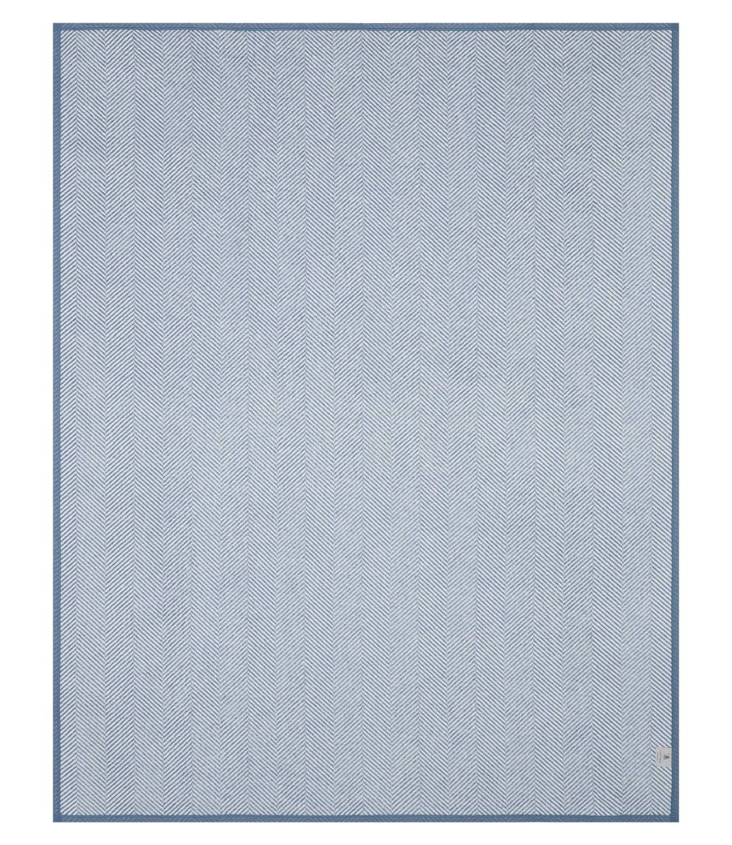 ChappyWrap – wholesale Prydnadsfilt – Harborview Herringbone blåklint filt14