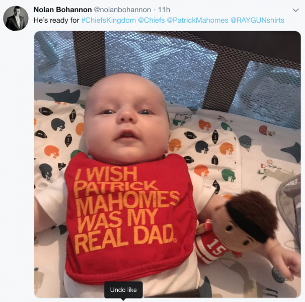 RAYGUN - Wholesale Bib - Baby - Wish Patrick Mahomes Was My Dad Bib1