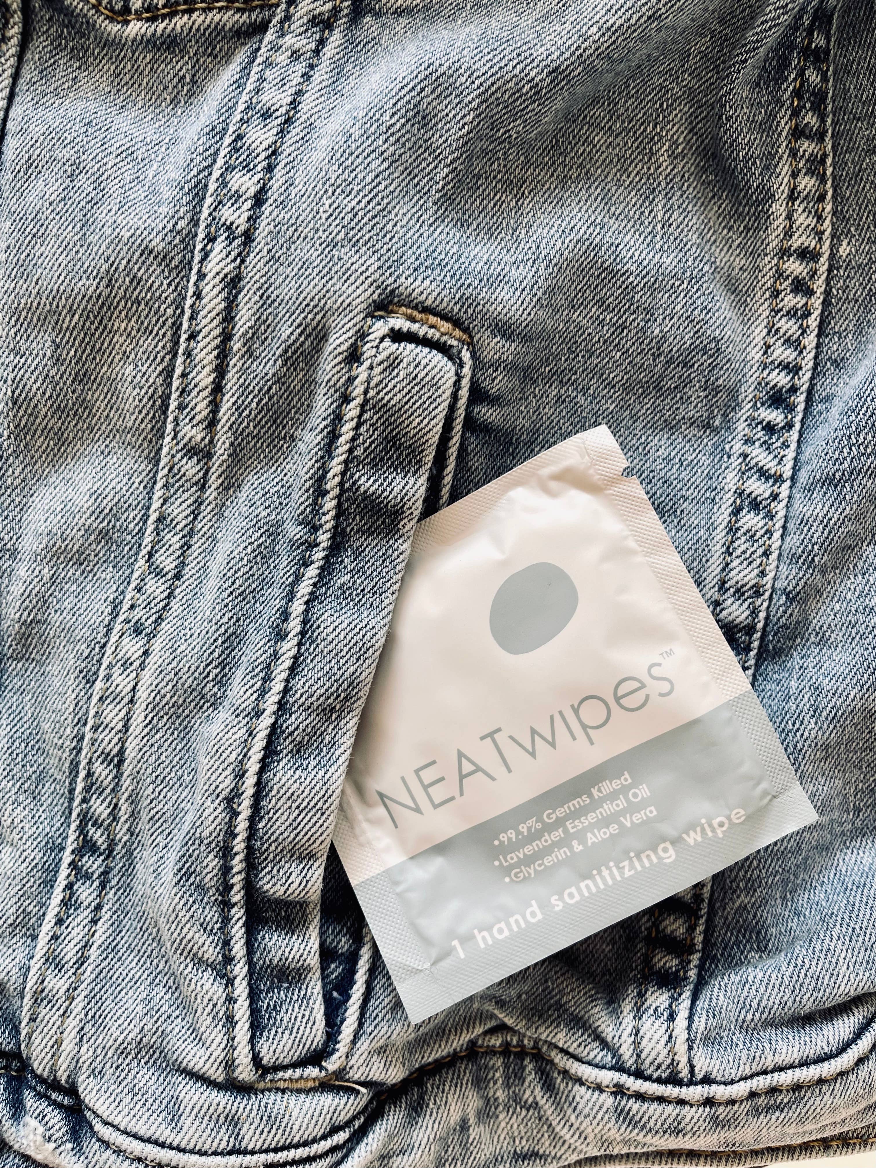 NEATGOODS, LLC. - Wholesale Hand Sanitizer - Individually Wrapped Hand Wipes | Biodegradable | Lavender7