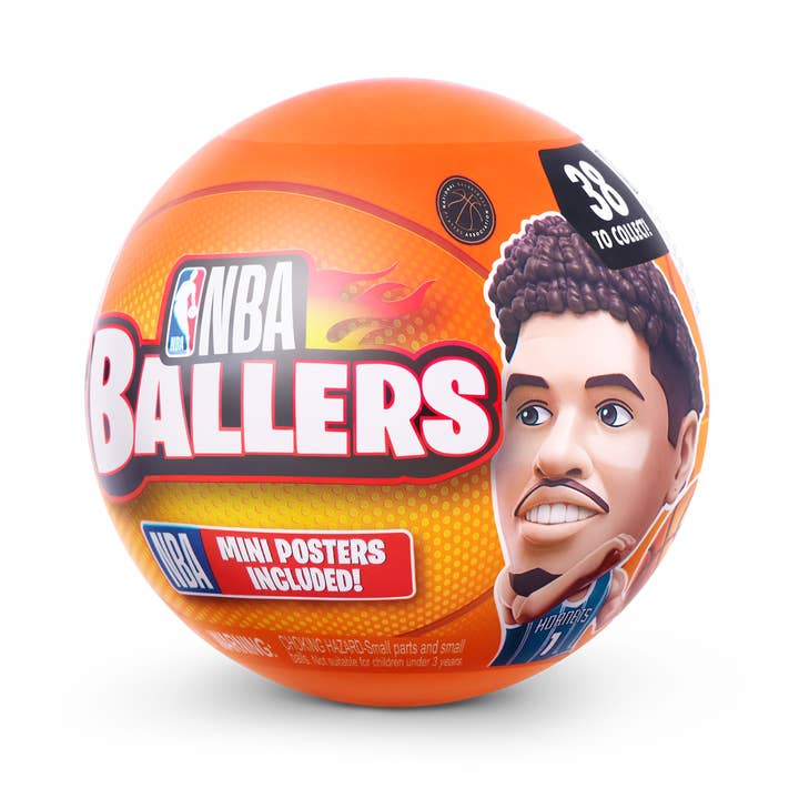 The Zoofy Group , LLC - Wholesale Classic Toy - Kids - ZURU NBA COLLECTIBLE BALLERS- CAPSULES- S1- 24 PC PDQ